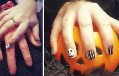 tuto nail art halloween facile et effrayant