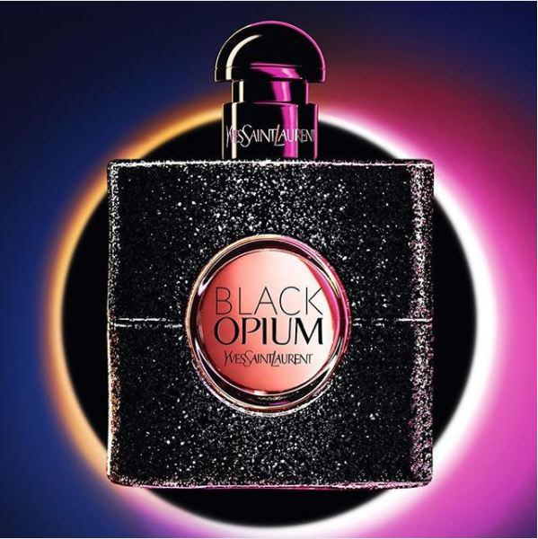 le flacon rock du black opium d'YSL