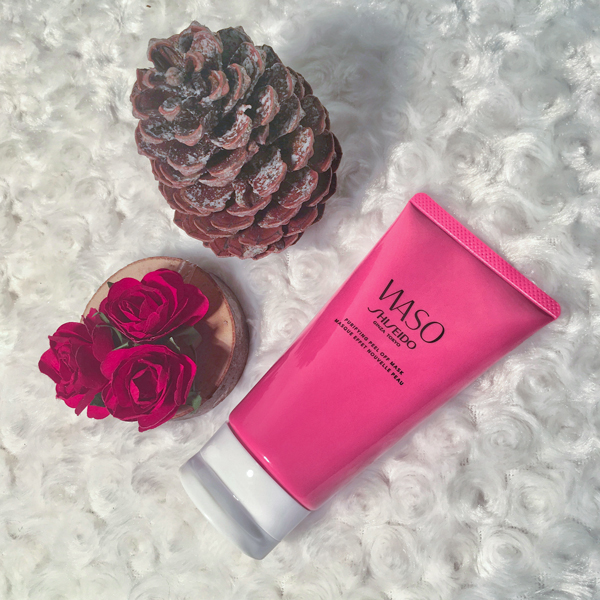 un packaging girly pour le masque effet peau neuve de shiseido